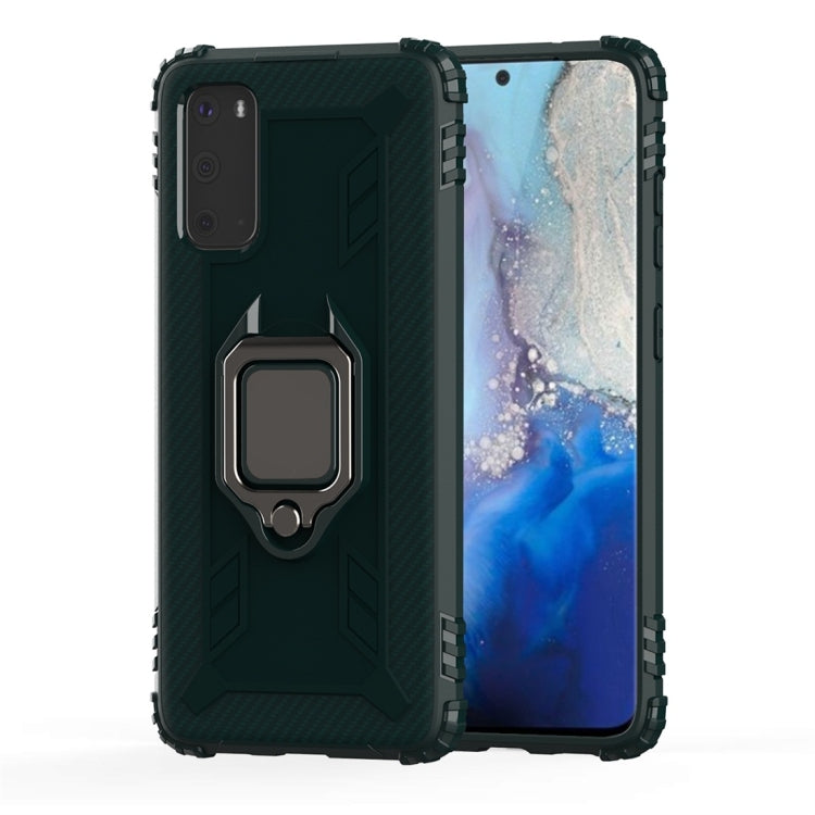 Carbon Fiber Protective Case with 360 Degree Rotating Ring Holder, For Galaxy A90 5G, For Galaxy M30s, For Galaxy S20+, For Galaxy S20, For Galaxy S20 Ultra, For Galaxy Note 10+, For Galaxy Note 10, For Galaxy S10e, For Galaxy S10+, For Galaxy S10