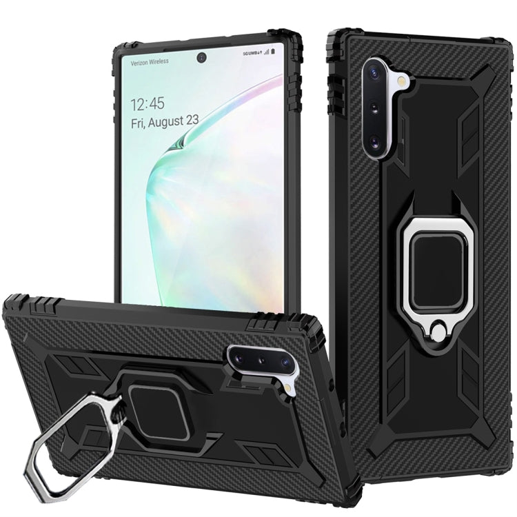 Carbon Fiber Protective Case with 360 Degree Rotating Ring Holder, For Galaxy A90 5G, For Galaxy M30s, For Galaxy S20+, For Galaxy S20, For Galaxy S20 Ultra, For Galaxy Note 10+, For Galaxy Note 10, For Galaxy S10e, For Galaxy S10+, For Galaxy S10