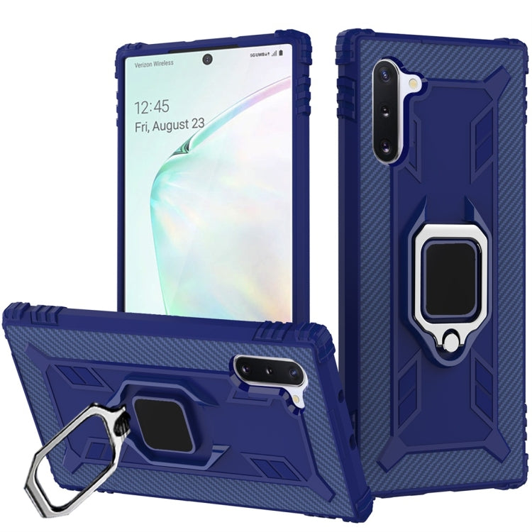 Carbon Fiber Protective Case with 360 Degree Rotating Ring Holder, For Galaxy A90 5G, For Galaxy M30s, For Galaxy S20+, For Galaxy S20, For Galaxy S20 Ultra, For Galaxy Note 10+, For Galaxy Note 10, For Galaxy S10e, For Galaxy S10+, For Galaxy S10