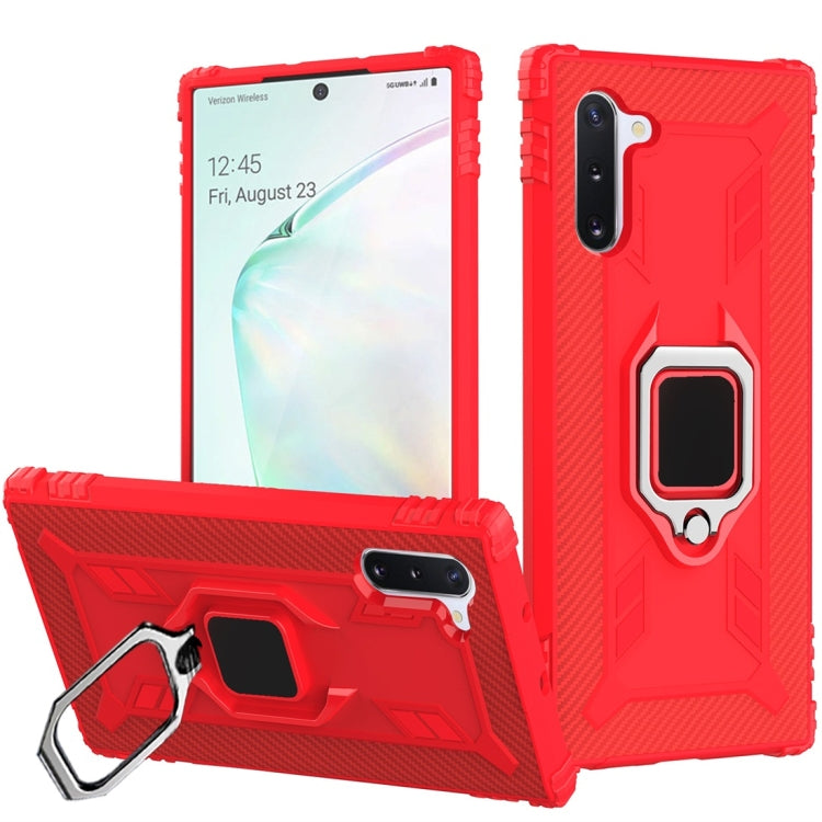 Carbon Fiber Protective Case with 360 Degree Rotating Ring Holder, For Galaxy A90 5G, For Galaxy M30s, For Galaxy S20+, For Galaxy S20, For Galaxy S20 Ultra, For Galaxy Note 10+, For Galaxy Note 10, For Galaxy S10e, For Galaxy S10+, For Galaxy S10