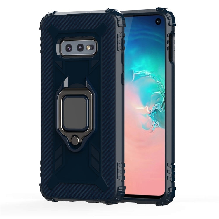 Carbon Fiber Protective Case with 360 Degree Rotating Ring Holder, For Galaxy A90 5G, For Galaxy M30s, For Galaxy S20+, For Galaxy S20, For Galaxy S20 Ultra, For Galaxy Note 10+, For Galaxy Note 10, For Galaxy S10e, For Galaxy S10+, For Galaxy S10