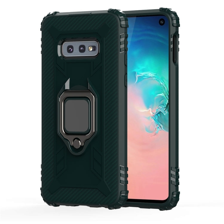 Carbon Fiber Protective Case with 360 Degree Rotating Ring Holder, For Galaxy A90 5G, For Galaxy M30s, For Galaxy S20+, For Galaxy S20, For Galaxy S20 Ultra, For Galaxy Note 10+, For Galaxy Note 10, For Galaxy S10e, For Galaxy S10+, For Galaxy S10