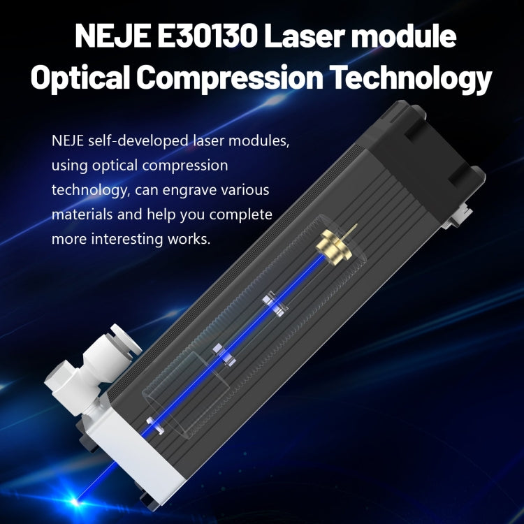 آلة النقش بالليزر NEJE MASTER 3 MAX مع وحدة الليزر E30130، MASTER 3 MAX مع E30130 (قابس الاتحاد الأوروبي)، MASTER 3 MAX مع E30130 (قابس الولايات المتحدة)