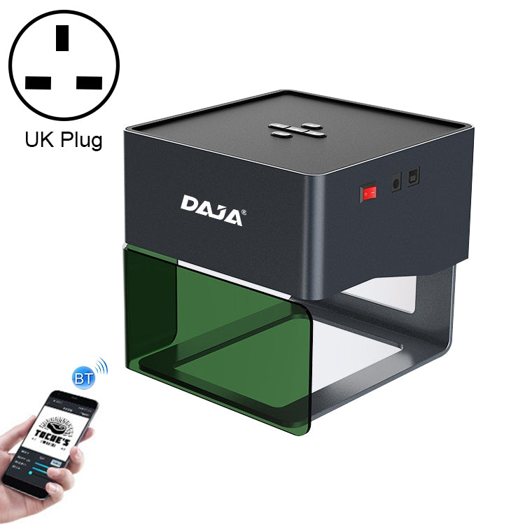 آلة نقش ليزر صغيرة DAJA DJ6 CNC DIY، قابس الاتحاد الأوروبي، قابس الولايات المتحدة، قابس المملكة المتحدة