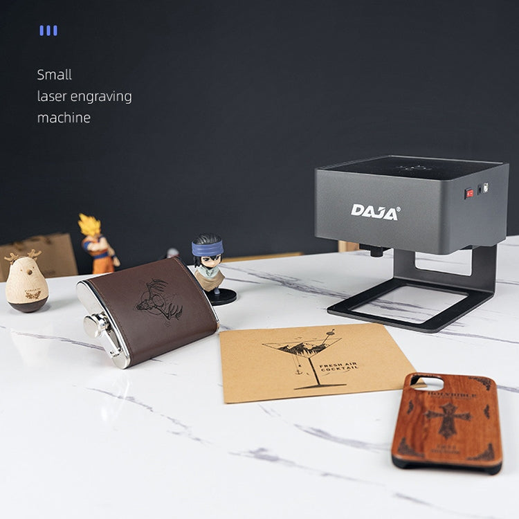 آلة نقش ليزر صغيرة DAJA DJ6 CNC DIY، قابس الاتحاد الأوروبي، قابس الولايات المتحدة، قابس المملكة المتحدة