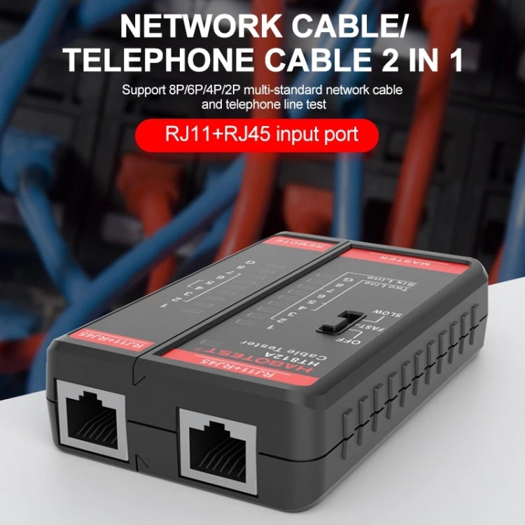 HABOTEST HT812A 2 in 1 Telephone Line Network Line Tester, HT812A