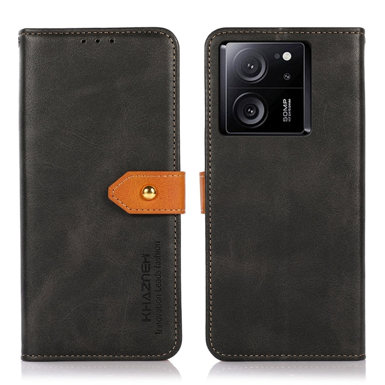 KHAZNEH Cowhide Texture Flip Leather Phone Case, For Xiaomi Redmi Note 13 5G Global, For Xiaomi Redmi 13C, For Xiaomi Redmi Note 13 Pro+ 5G Global, For Xiaomi 13T / Redmi K60 Ultra, For Xiaomi Poco F5 Pro
