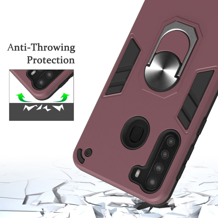 2 in 1 Armour Series PC + TPU Protective Case with Ring Holder, For Samsung Galaxy A21(EU Version), For Samsung Galaxy A31, For Xiaomi Redmi Note 9S, For Motorola Moto G8 Power