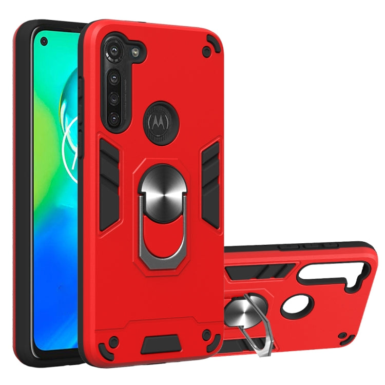 2 in 1 Armour Series PC + TPU Protective Case with Ring Holder, For Samsung Galaxy A21(EU Version), For Samsung Galaxy A31, For Xiaomi Redmi Note 9S, For Motorola Moto G8 Power