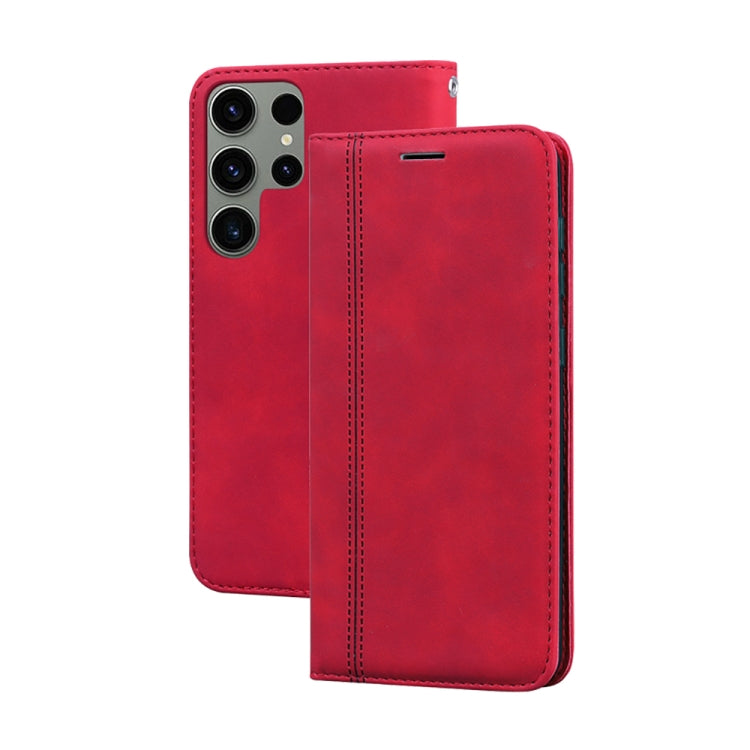 Frosted Business Magnetic Horizontal Flip PU Phone Case, For Samsung Galaxy S23 Ultra 5G, For Samsung Galaxy S23+ 5G, For Samsung Galaxy S23 5G, For Samsung Galaxy A03s