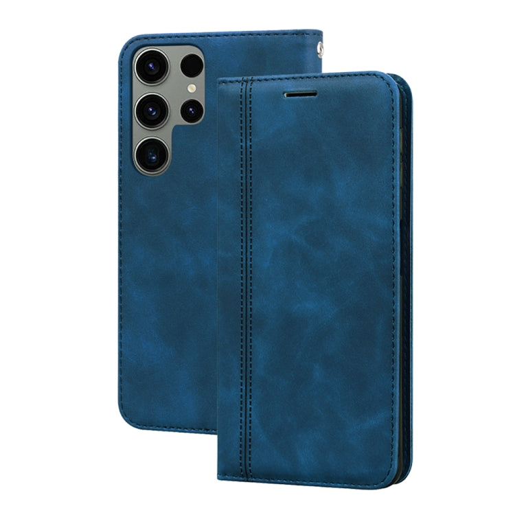 Frosted Business Magnetic Horizontal Flip PU Phone Case, For Samsung Galaxy S23 Ultra 5G, For Samsung Galaxy S23+ 5G, For Samsung Galaxy S23 5G, For Samsung Galaxy A03s