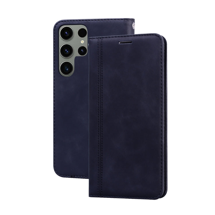 Frosted Business Magnetic Horizontal Flip PU Phone Case, For Samsung Galaxy S23 Ultra 5G, For Samsung Galaxy S23+ 5G, For Samsung Galaxy S23 5G, For Samsung Galaxy A03s
