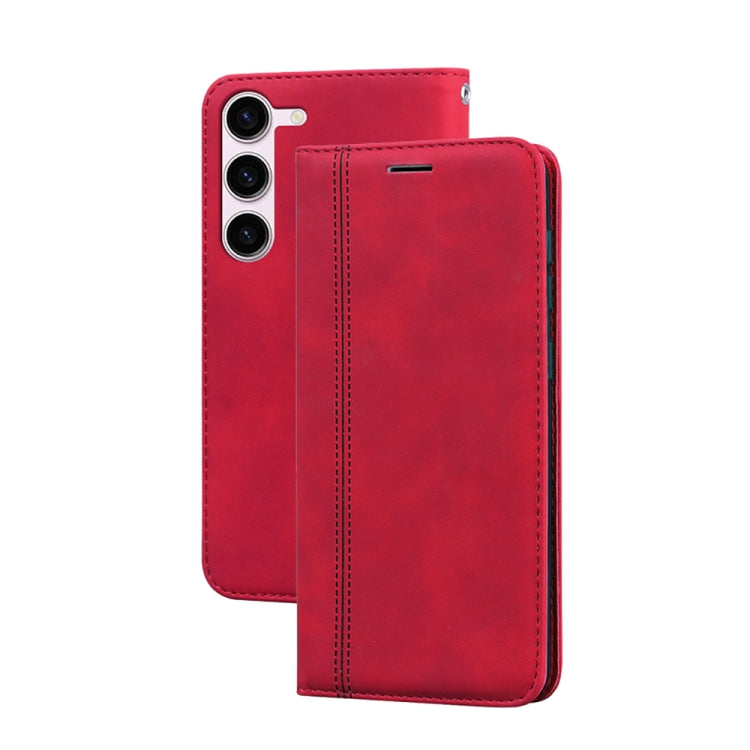 Frosted Business Magnetic Horizontal Flip PU Phone Case, For Samsung Galaxy S23 Ultra 5G, For Samsung Galaxy S23+ 5G, For Samsung Galaxy S23 5G, For Samsung Galaxy A03s
