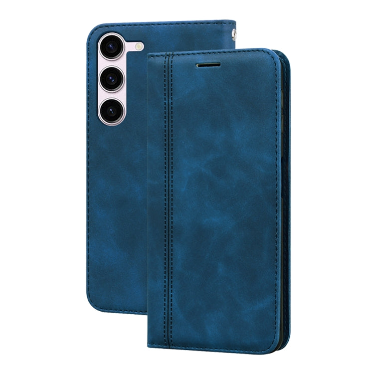 Frosted Business Magnetic Horizontal Flip PU Phone Case, For Samsung Galaxy S23 Ultra 5G, For Samsung Galaxy S23+ 5G, For Samsung Galaxy S23 5G, For Samsung Galaxy A03s