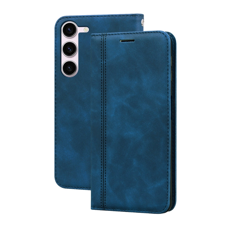 Frosted Business Magnetic Horizontal Flip PU Phone Case, For Samsung Galaxy S23 Ultra 5G, For Samsung Galaxy S23+ 5G, For Samsung Galaxy S23 5G, For Samsung Galaxy A03s