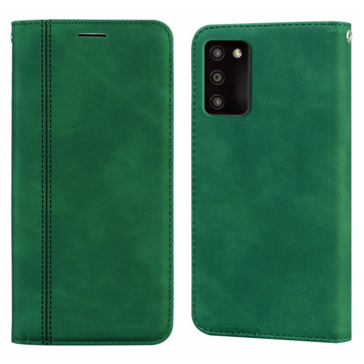 Frosted Business Magnetic Horizontal Flip PU Phone Case, For Samsung Galaxy S23 Ultra 5G, For Samsung Galaxy S23+ 5G, For Samsung Galaxy S23 5G, For Samsung Galaxy A03s