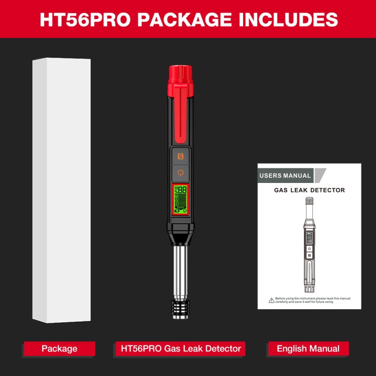 جهاز كشف الغازات القابلة للاشتعال HABOTEST HT56 Pro، جهاز إنذار الغاز الطبيعي وغاز البترول المسال، HT56 Pro