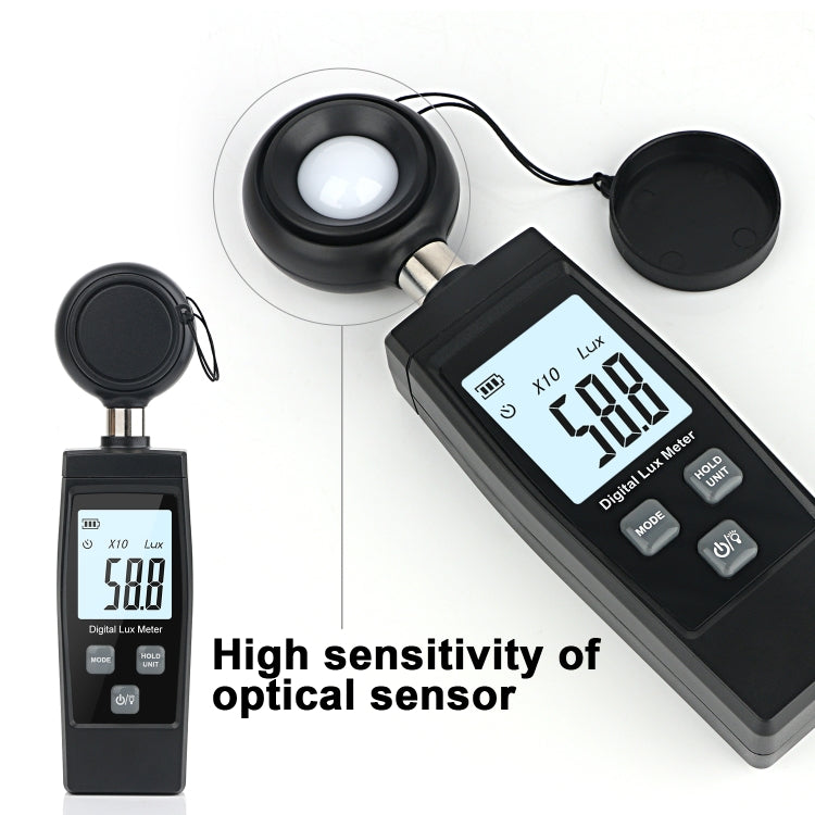 مقياس الضوء الرقمي RZ851، المدى: 0-200,000 لوكس، RZ851