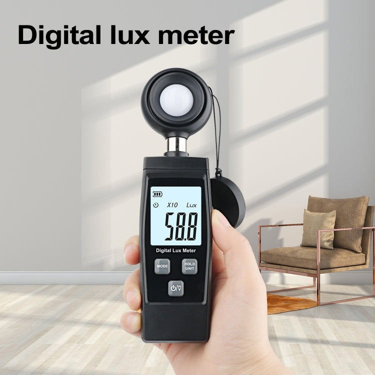 مقياس الضوء الرقمي RZ851، المدى: 0-200,000 لوكس، RZ851
