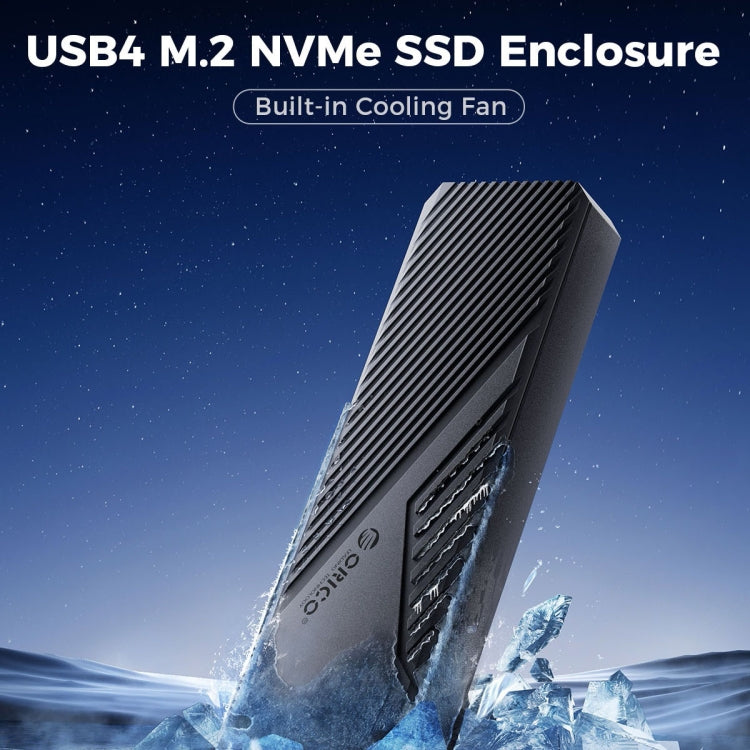 علبة ORICO CNM2-U4 SSD بمنفذ USB4 M.2 NVMe بسرعة 40 جيجابت في الثانية، CNM2-U4