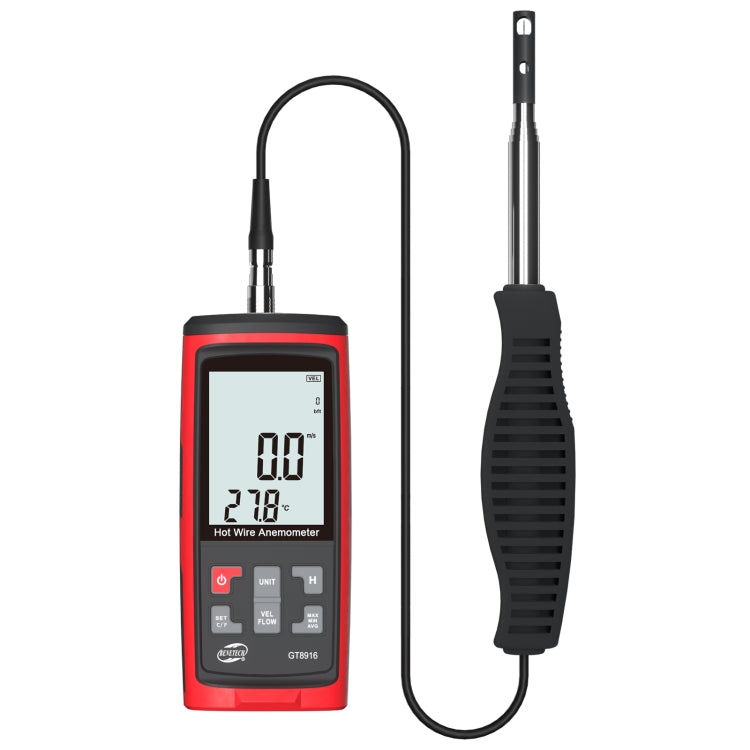 مقياس سرعة الرياح الرقمي المحمول بشاشة LCD GT8616 من بينيتك، مقياس سرعة الرياح GT8616 من بينيتك