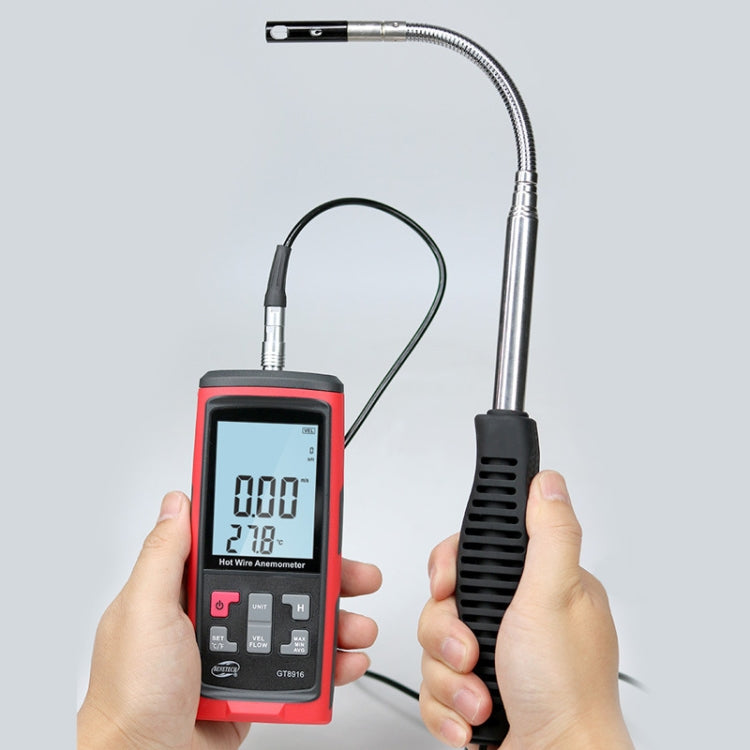 مقياس سرعة الرياح الرقمي المحمول بشاشة LCD GT8616 من بينيتك، مقياس سرعة الرياح GT8616 من بينيتك