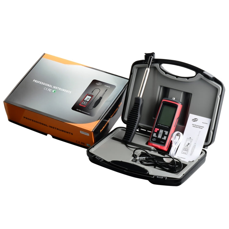 مقياس سرعة الرياح الرقمي المحمول بشاشة LCD GT8616 من بينيتك، مقياس سرعة الرياح GT8616 من بينيتك
