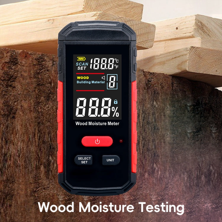 جهاز قياس رطوبة الخشب Wintact WT635 بعشرة تروس، WT635