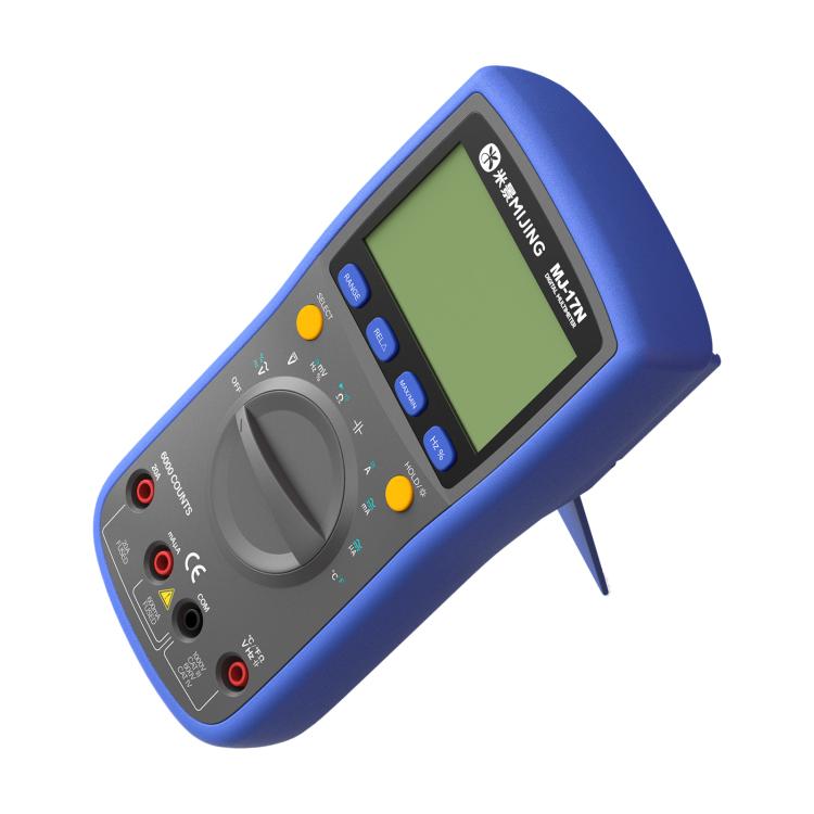 مقياس متعدد رقمي عالي الدقة بشاشة LCD ذات نطاق تلقائي من Mijing MJ-17N، قياس متعدد رقمي عالي الدقة ذو نطاق تلقائي من Mijing MJ-17N