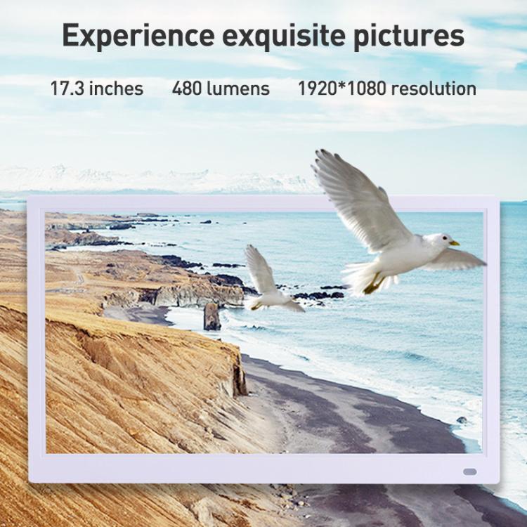 XCLT-1730 17.3 inch LED HD Screen WIFI Cloud Photo Frame with Stand, AU Plug, US Plug, EU Plug, UK Plug