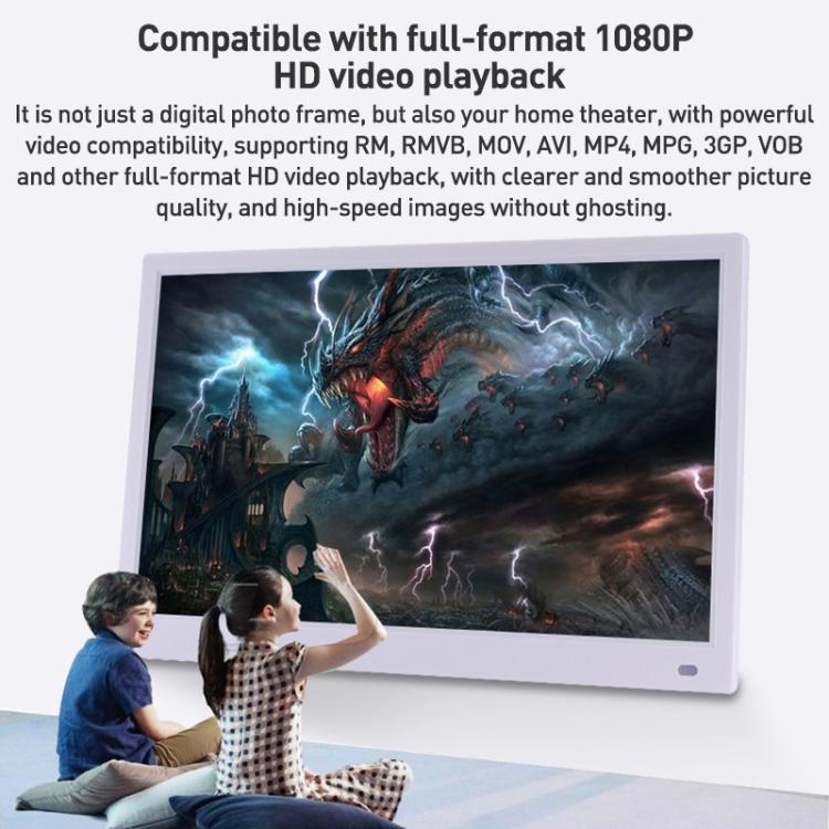 XCLT-1730 17.3 inch LED HD Screen WIFI Cloud Photo Frame with Stand, AU Plug, US Plug, EU Plug, UK Plug