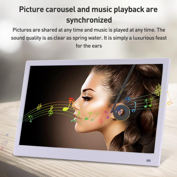 XCLT-1730 17.3 inch LED HD Screen WIFI Cloud Photo Frame with Stand, AU Plug, US Plug, EU Plug, UK Plug