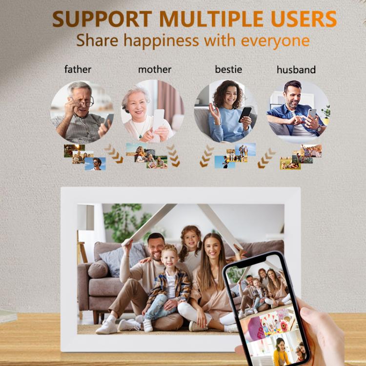 17 inch LCD Display Cloud Photo Frame 1G+32GB 3326C Quad-Core CPU Android 7.0, EU Plug, US Plug, UK Plug, AU Plug