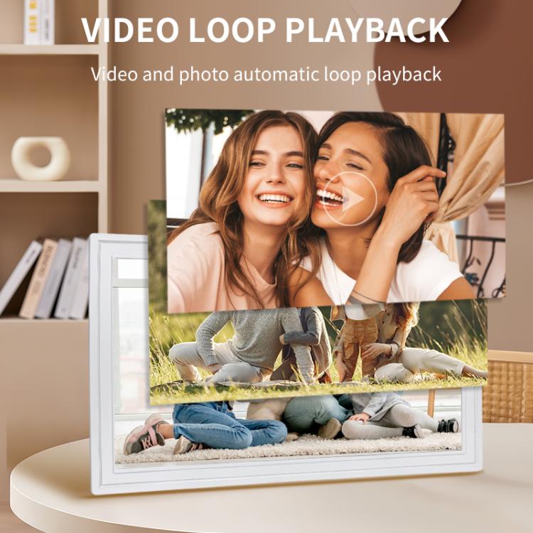 21.5 inch LCD Display Cloud Photo Frame 1G+32GB 3326C Quad-Core CPU Android 7.0, EU Plug, US Plug, UK Plug, AU Plug