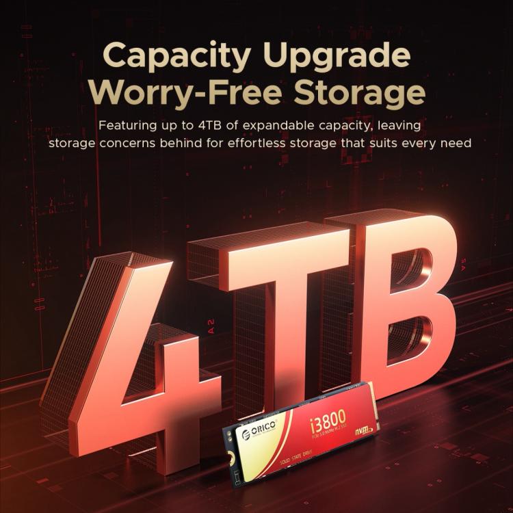 ORICO-i3800 M.2 NVME 2280 SSD، 1 تيرابايت، 2 تيرابايت