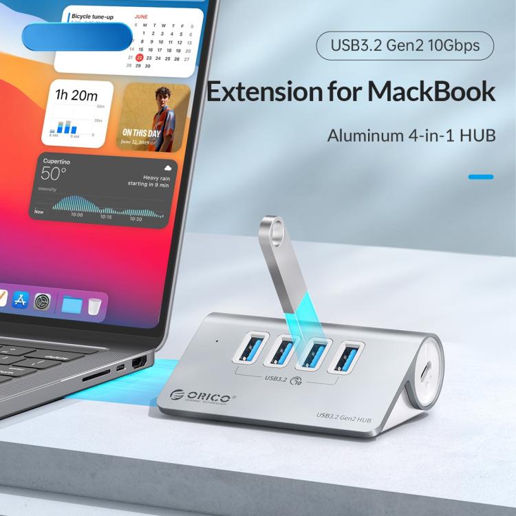 موزع إرساء ORICO M3U7-G2 7 في 1 من النوع C إلى USB 3.2، M3U7-G2
