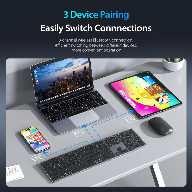DUX DUCIS LK Series Portable Universal Wireless Keyboard