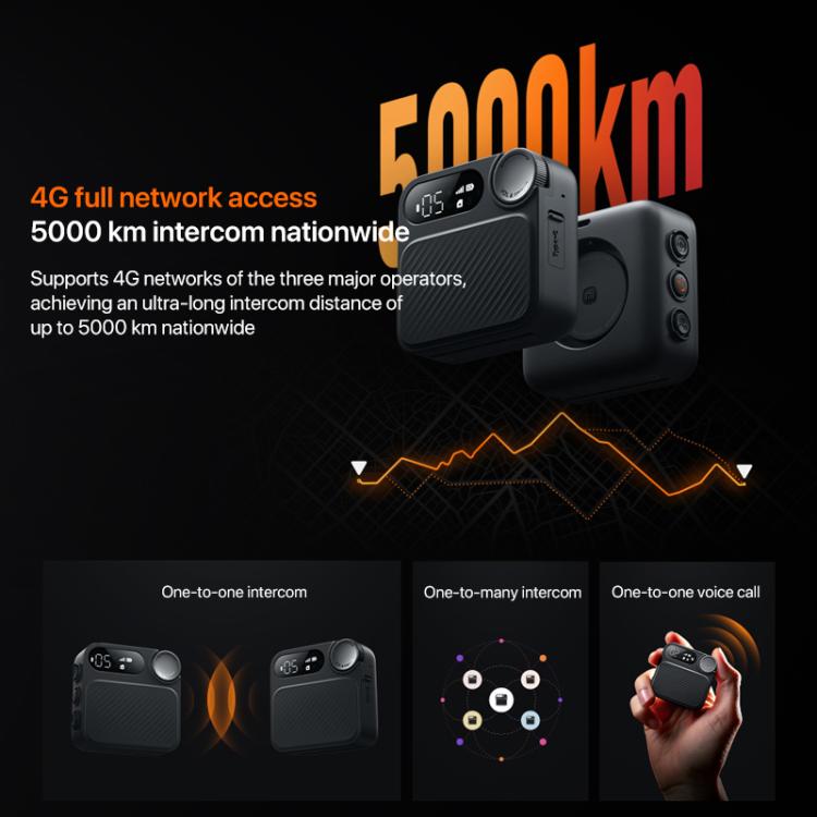 Original Xiaomi Sports Walkie Talkie, Support 5000km Intercom Distance, Xiaomi Sports Walkie Talkie