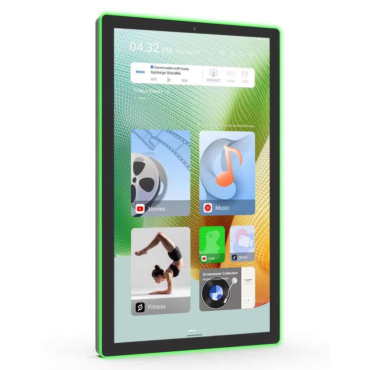 WA2189T 21.5 inch IPS Screen Advertising Machine Android 14 RK3576S 4GB+32GB, AU Plug, US Plug