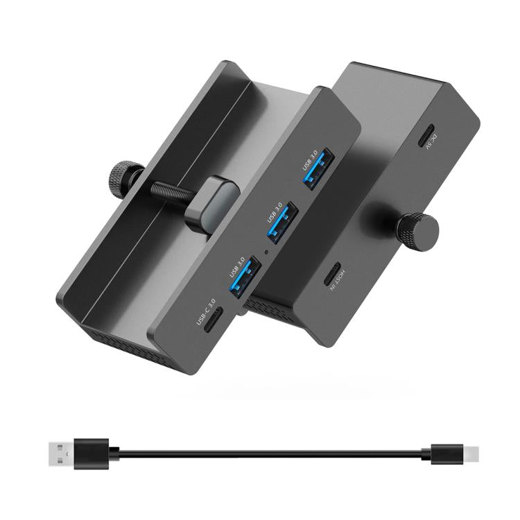 ORICO HCL-3A1C-Pro Aluminum Alloy 3xUSB and Type-C Clamp Hub, HCL-3A1C-Pro