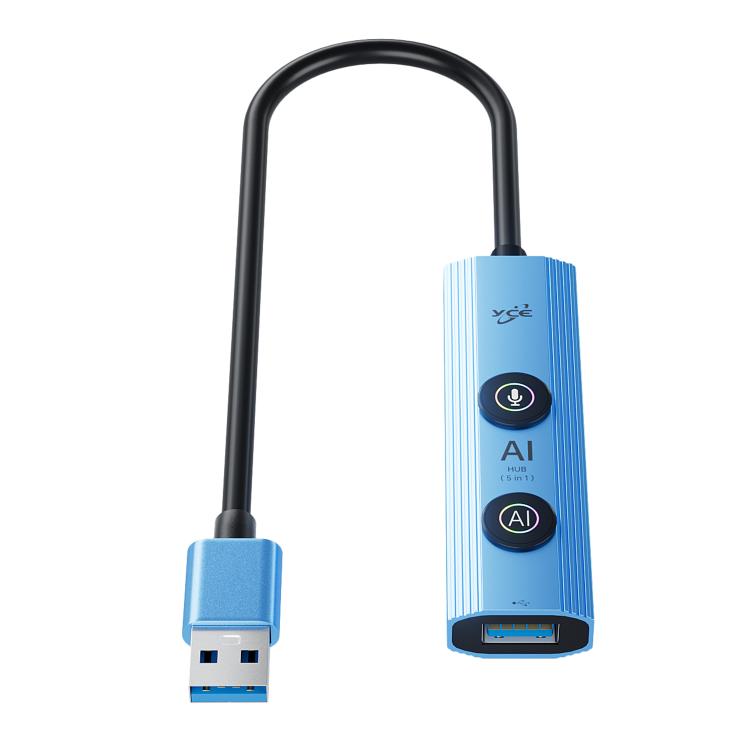 YCE V295A 5 in 1 USB3.0 HUB Adapter AI Docking Station, V295A