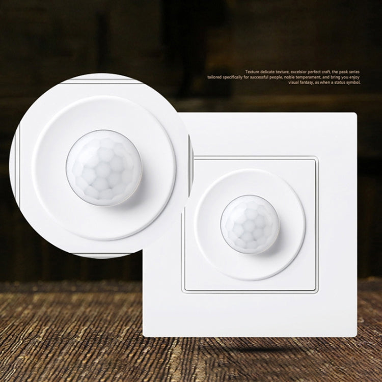 86 Type Energy Saving Lamp Infrared Light Control Induction Delay Wall-mounted Switch