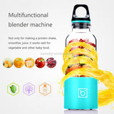Bingo 500ml Mini Portable USB Rechargeable Electric Juicer Cup Juicer Blender, 22000 Revolutions Per Minute(Blue)