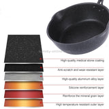 Thick Bottom Maifan Stone Household Small Frying Pan Non Stick Pan Deep Frying Pan