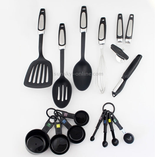Multi-function Fourteen Piece Suit Kitchen Utensils Set Heat Resitant Cooking Bake Tool