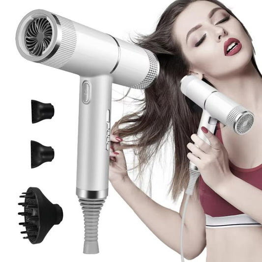T-Shaped Hair Dryer with Smart Inverter Technology – High-Power Blow Dryer for Fast Drying, Lightweight & Quiet for Home and Salon Use