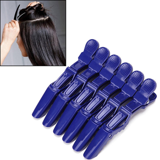 6 Pcs Professional Hair Sectioning Clips – Non-Slip Hair Styling Partition Tools for Salon & Barber Shop