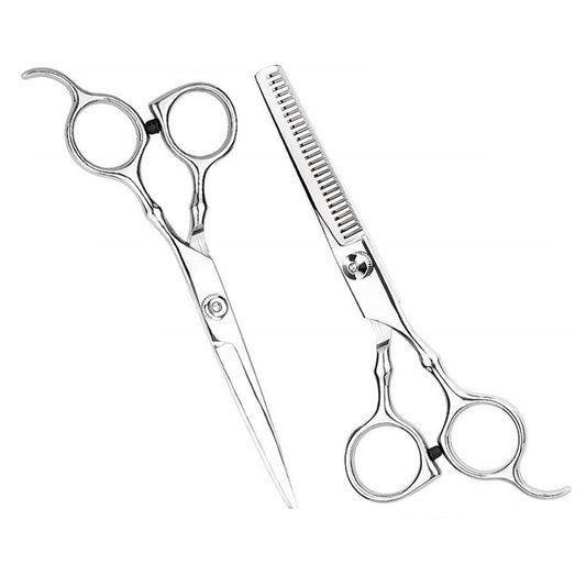 7pcs / Set Professional Hair Cutting Thinning Scissor Hairdressing Flat Shear Scissors Kit