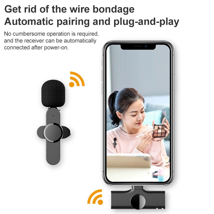 8 Pin Interface Live Broadcast Wireless Lavalier Microphone, 8 Pin