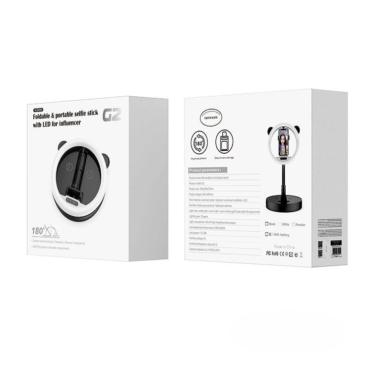 WK WT-P11 Portable Filling Light Live Holder, WT-P11 (Black), WT-P11 (Pink), WT-P11 (White)